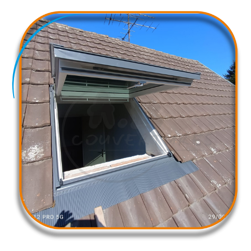 Nouveau velux ouvert