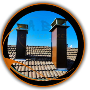 cheminée avec zinguerie neuve