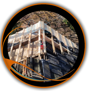 toit avec charpente apparente